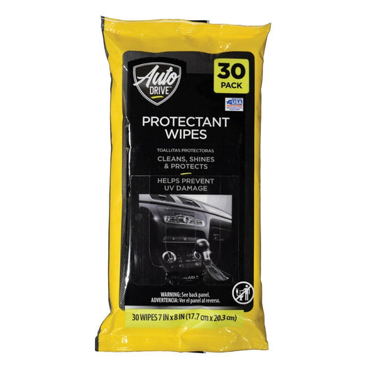 Auto Drive Car Protectant Wipes (30 Count, 10 pack)